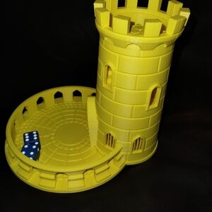 Yellow and Blue Modular Castle Puzzle